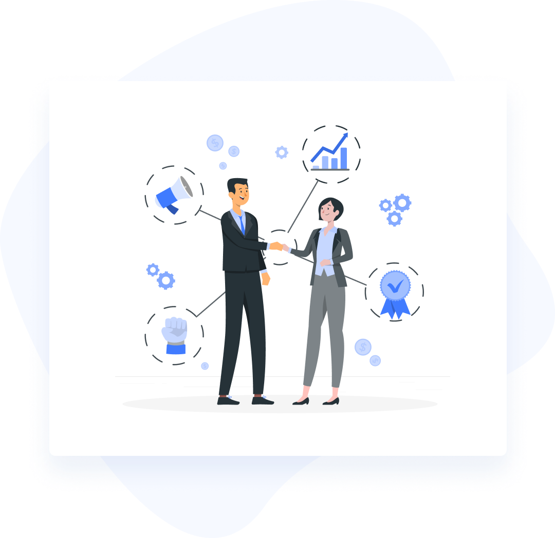 We representation of transparency in operations and dealings.